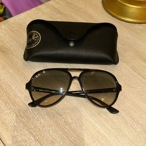Ray-Ban Aviator Black Sunglasses (with case)